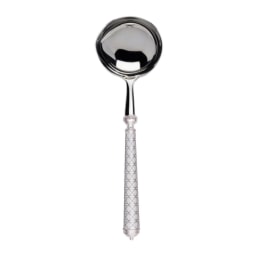 Alain Saint-Joanis, Croisette White, silver plated, Cream ladle