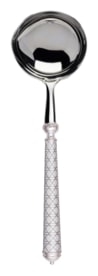 Alain Saint-Joanis, Croisette White, silver plated, Cream ladle