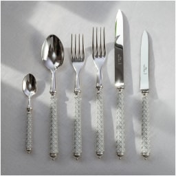 Alain Saint-Joanis, Croisette White, silver plated, Serving spoon