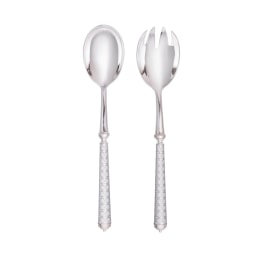 Alain Saint-Joanis, Croisette White, silver plated, Salad serving set