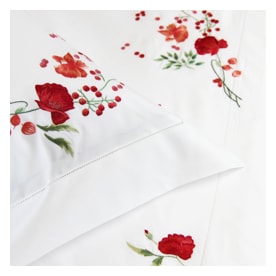 Valombreuse, Coquelicot bed linen, Duvet cover