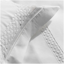 Valombreuse, Jours coco bed linen, Set of 2 pillowcases, square