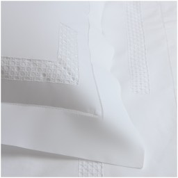 Valombreuse, Jours coco bed linen, Set of 2 pillowcases, square