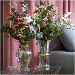 Baccarat, Harcourt vases, Vase gold