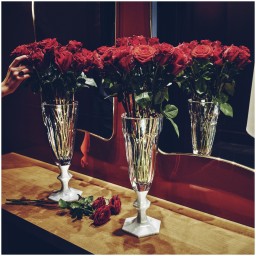 Baccarat, Harcourt vases, Flutissimo vase