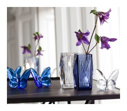 Baccarat, Lucky Butterflies, Butterfly sculpture, blue