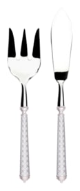 Alain Saint-Joanis, Croisette White, silver plated, Fish serving set