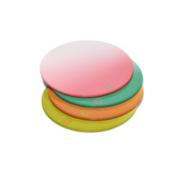 Baccarat, Octogone trays and coasters, Coaster set of 4, intense