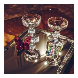 Baccarat, Lucky Butterflies, Butterfly sculpture, iridescent clear