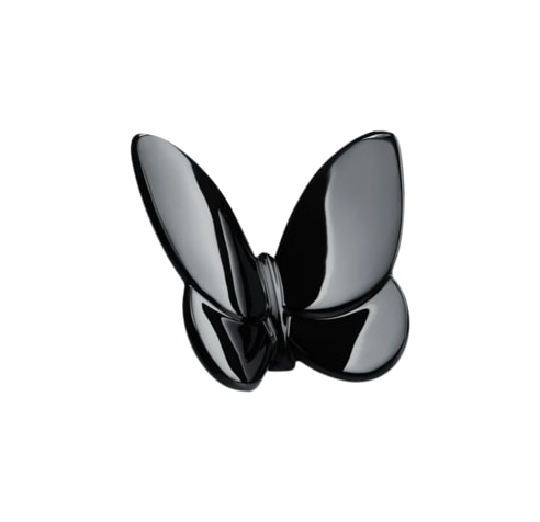 Baccarat, Lucky Butterflies, Butterfly sculpture, black