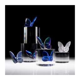 Baccarat, Lucky Butterflies, Butterfly sculpture, diamond clear