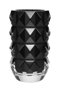 Baccarat, Louxor vases, Round vase medium, black