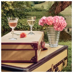 Baccarat, Eye vases, Oval vase medium, clear