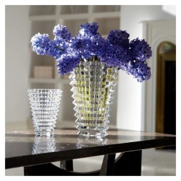 Baccarat, Eye vases, Oval vase small, clear