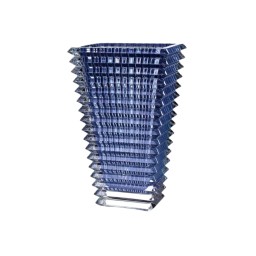 Baccarat, Eye vases, Rectangular vase large, blue