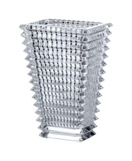 Baccarat, Eye vases, Rectangular vase small, clear