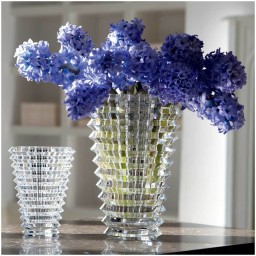 Baccarat, Eye vases, Oval vase extra-large, clear