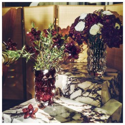 Baccarat, Louxor vases, Round vase medium, clear