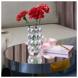 Baccarat, Louxor vases, Round vase medium, clear