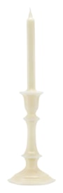 Baccarat, Harcourt candles, Candlestick candle, ivory