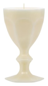 Baccarat, Harcourt candles, Glass candle, ivory