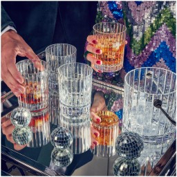 Baccarat, Harmonie bar collection, Tumblers and ice bucket set