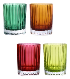 Baccarat, Harmonie colors of joy, Tumblers set of 4, intense