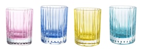 Baccarat, Harmonie colors of joy, Tumblers set of 4, pastel