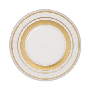 Hering Berlin, Polite Gold, Cake & bread plate, striped gold