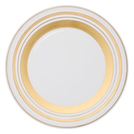 Hering Berlin, Polite Gold, Presentation plate, striped goldr