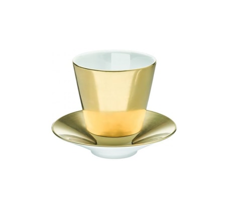 Hering Berlin, Polite Gold, Beaker with saucer