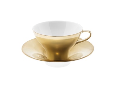 Hering Berlin, Polite Gold, Coffee/tea cup with saucer
