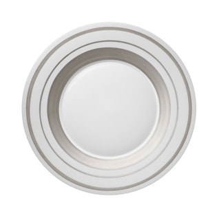 Hering Berlin, Polite Platinum, Cake & bread plate, striped platinum