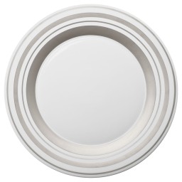 Hering Berlin, Polite Platinum, Presentation plate, striped platinum