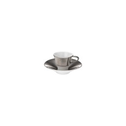 Hering Berlin, Polite Platinum, Espresso cup and saucer