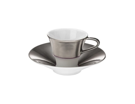 Hering Berlin, Polite Platinum, Espresso cup and saucer