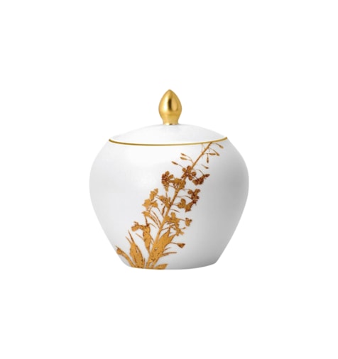 Bernardaud, Vegetal Gold, Sugar bowl