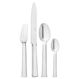 Ercuis, Séquoia, stainless steel, Flatware set for 6 people (24 pieces)