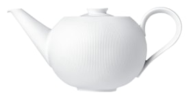 Sieger by Fürstenberg, Stella Satin White, Teapot with tea streamer