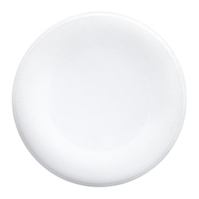 Sieger by Fürstenberg, Stella Satin White, Dinner plate