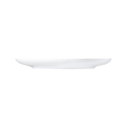 Sieger by Fürstenberg, Stella Satin White, Dinner plate