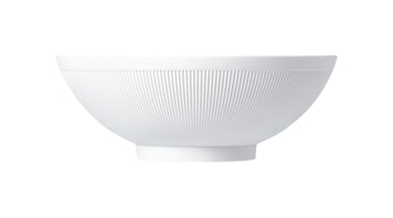 Sieger by Fürstenberg, Stella Satin White, Bowl, large