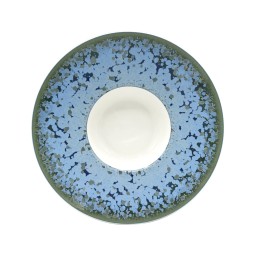 Jaune de Chrome, Nymphéa, Soup plate with rim, large