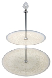 Jaune de Chrome, Song Perle, 2-tier cake stand