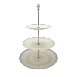 Jaune de Chrome, Song Perle, 3-tier cake stand