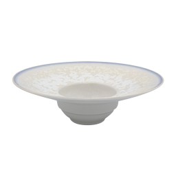 Jaune de Chrome, Song Perle, Soup plate with rim, large