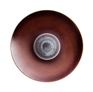 Jaune de Chrome, Tellure, Bread and butter plate, purple