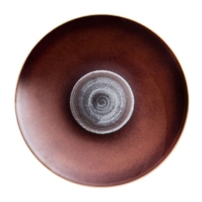 Jaune de Chrome, Tellure, Dinner plate, purple