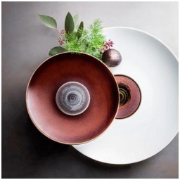 Jaune de Chrome, Tellure, Medium pasta plate, white