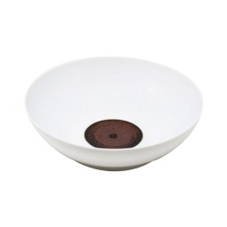 Jaune de Chrome, Tellure, Large salad bowl, white
